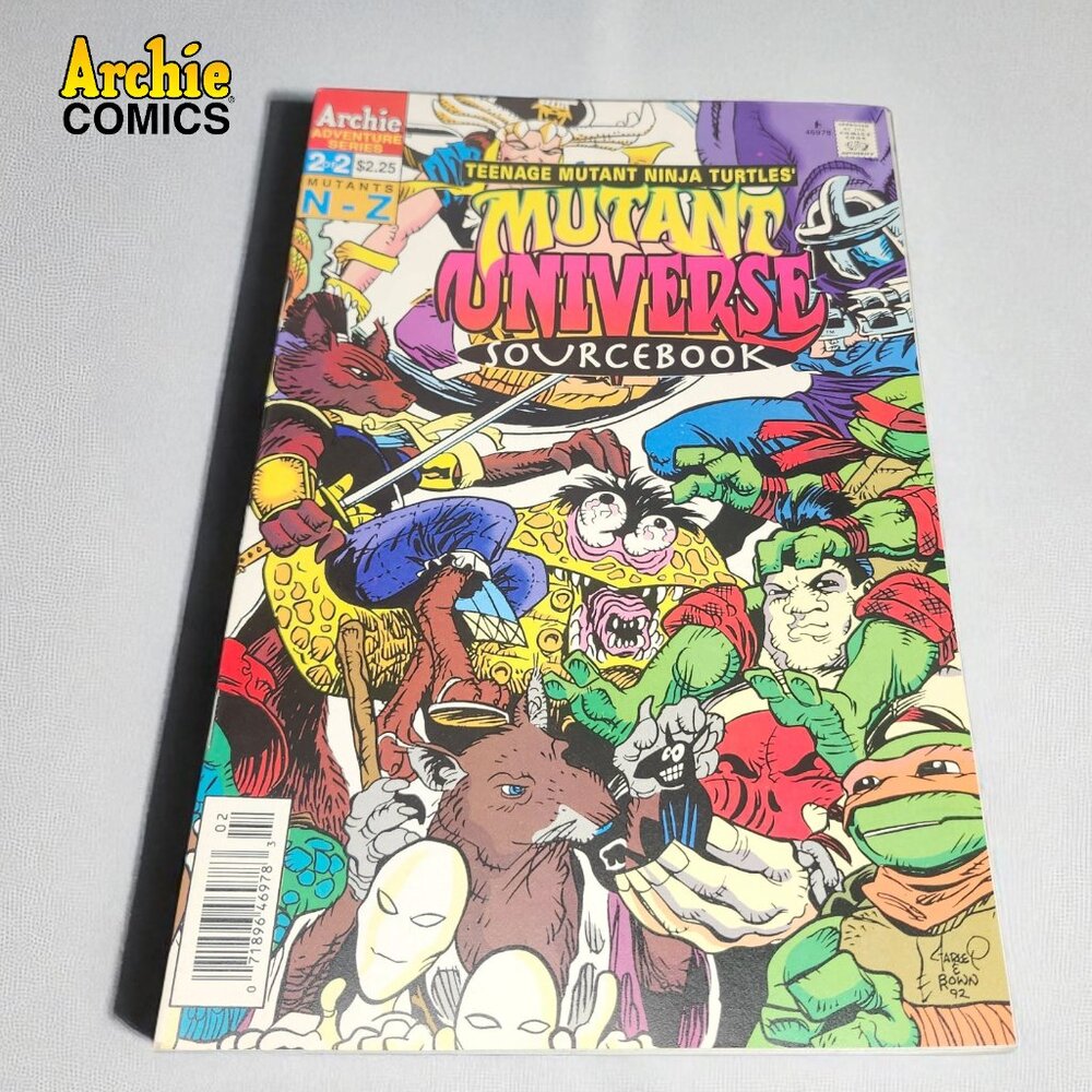 VTG ⭐️ 1993 Teenage Mutant Ninja Turtles: Mutant Universe Sourcebook Issue 2